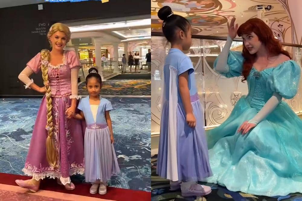 Seru! Chava Bertemu Karakter Favorit di Disney Cruise Line Singapore