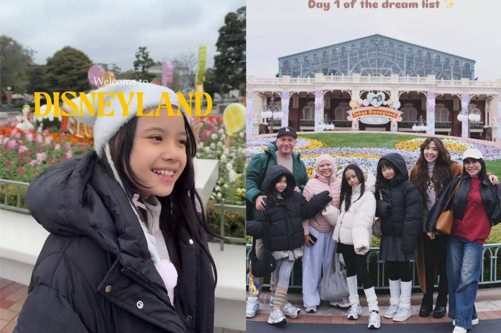 Gempi Liburan ke Tokyo Disneyland Bersama Gading dan Gisel