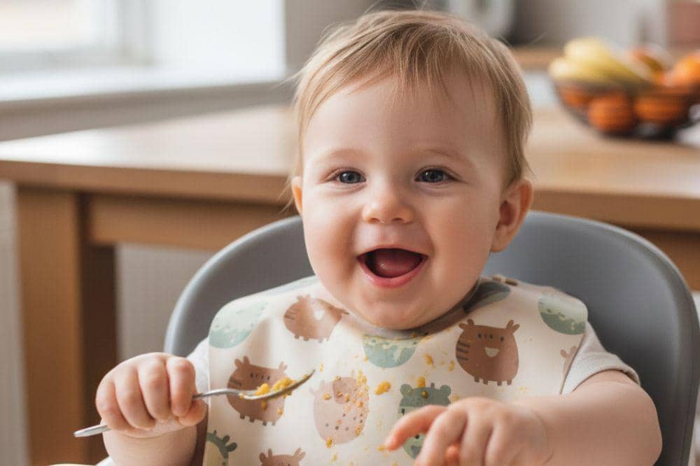 Bayi Belum Tumbuh Gigi, Apakah Tekstur MPASI Tetap Dinaikkan? 