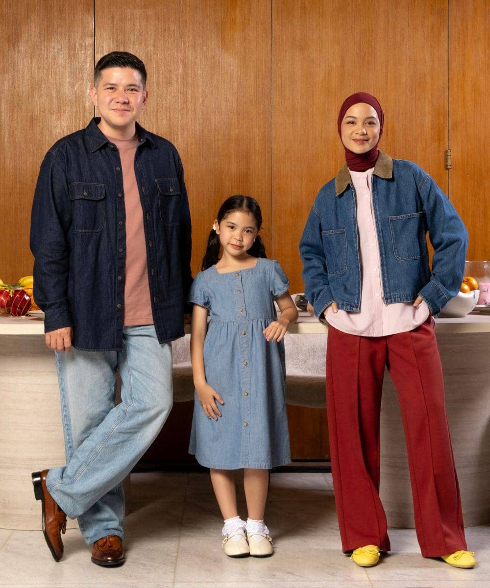 Inspirasi Gaya Lebaran Serasi Keluarga Selebriti Bersama UNIQLO