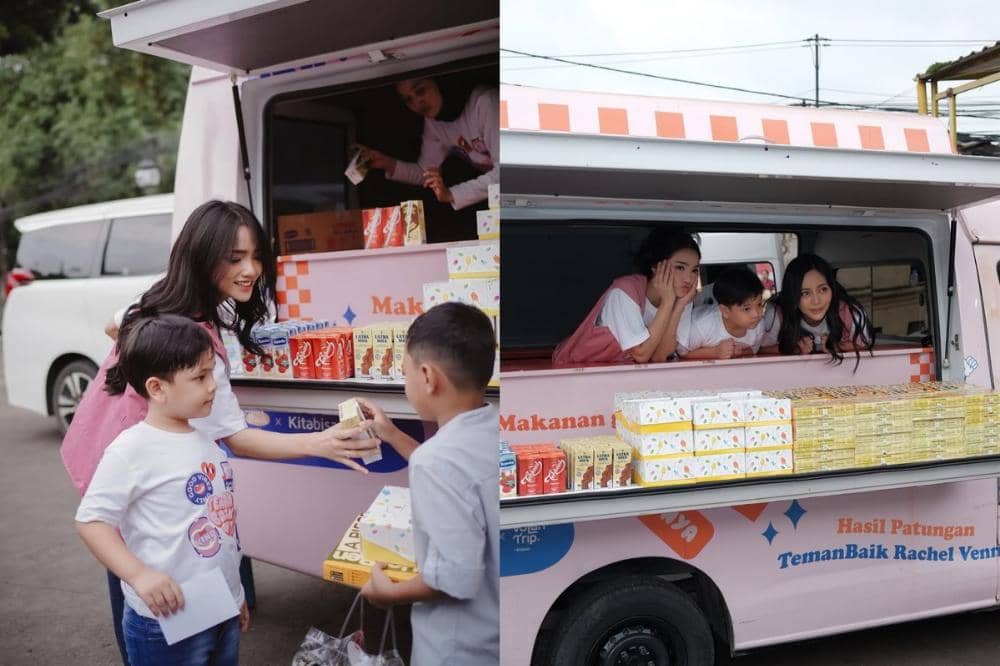 Gala Jadi Volunteer Berbagi Hadiah Lebaran, Gemas Banget!