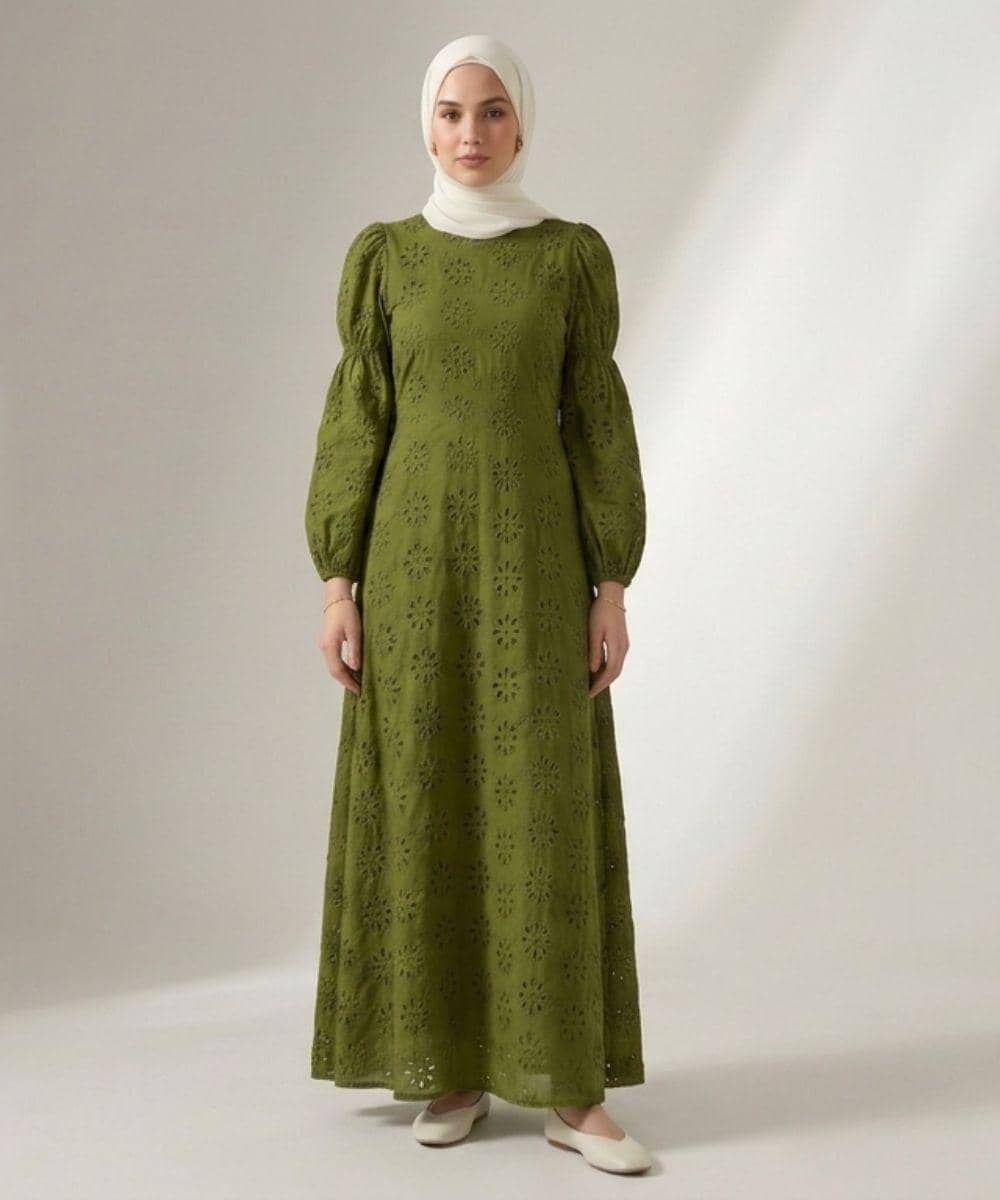 Cara Mix and Match Gamis Katbol untuk Lebaran Tahun Ini