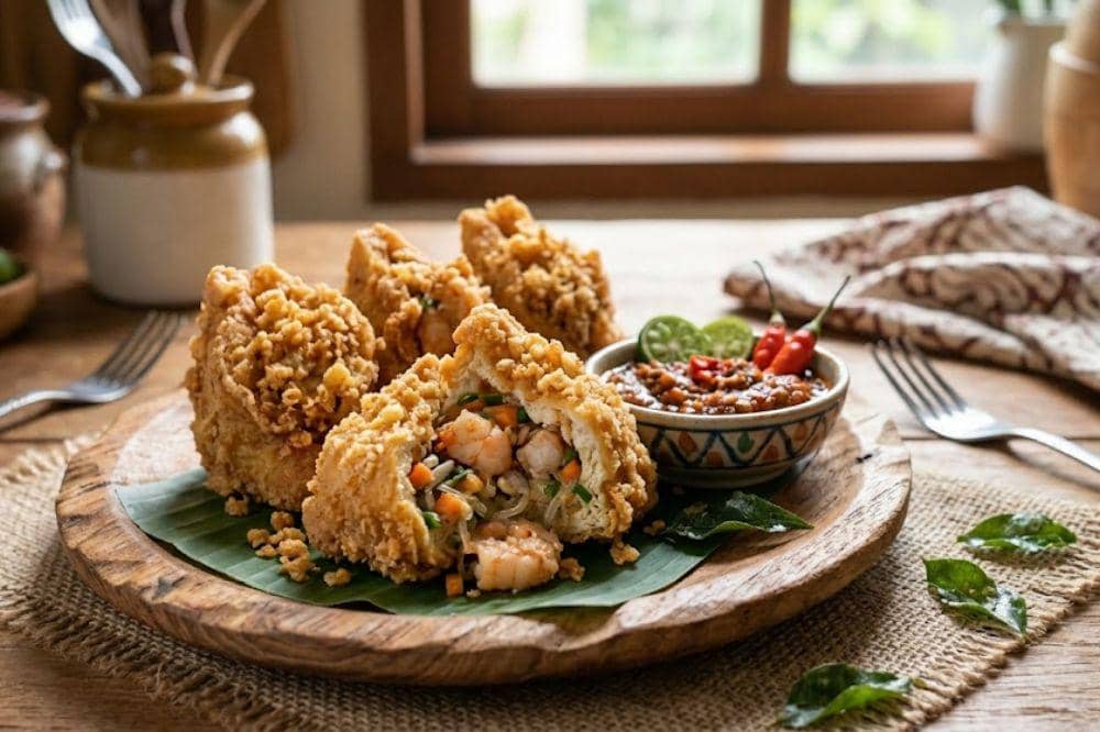 Resep Tahu Kipas Udang Crispy, Camilan Gurih, Renyah dan Isi Melimpah