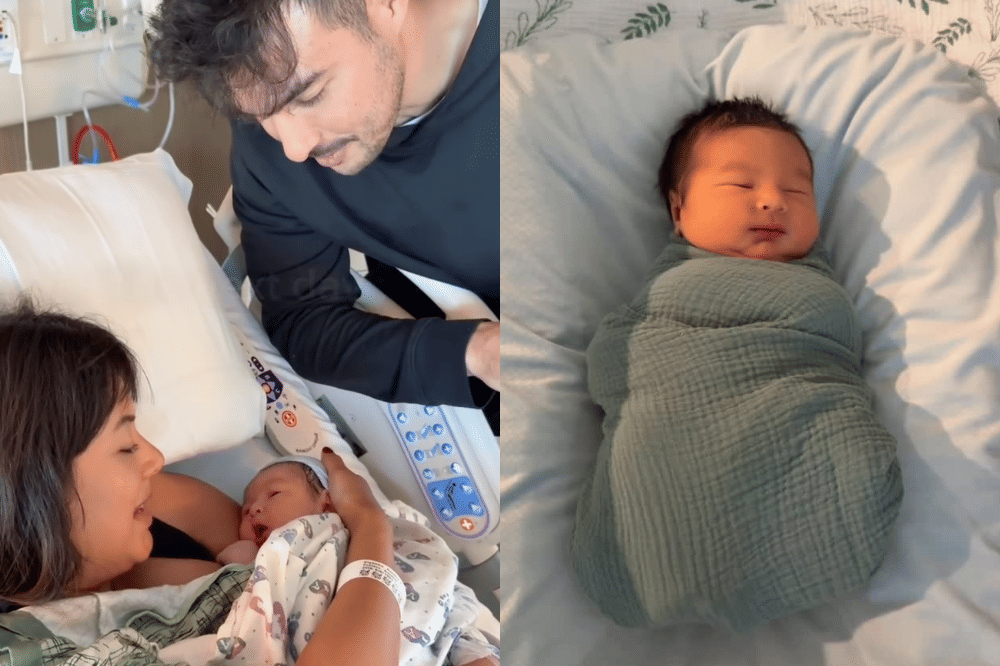 7 Foto Thomas Anak Aurelie Moeremans dan Tyler Bigenho, Menggemaskan!