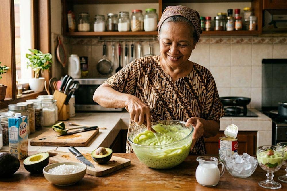 Resep Sago Alpukat Creamy, Segar dan Mudah Dibuat