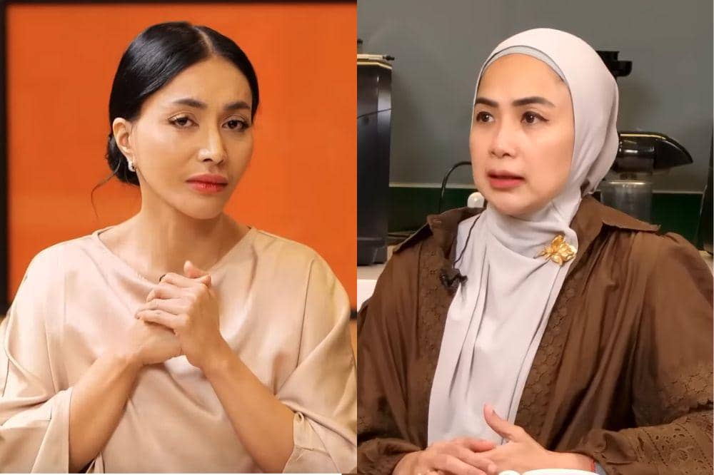 Tangis Denada Pecah, Tegaskan Tidak Pernah Membuang Ressa