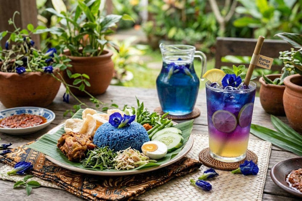 7 Kumpulan Resep Olahan Bunga Telang, Minuman hingga Hidangan Unik