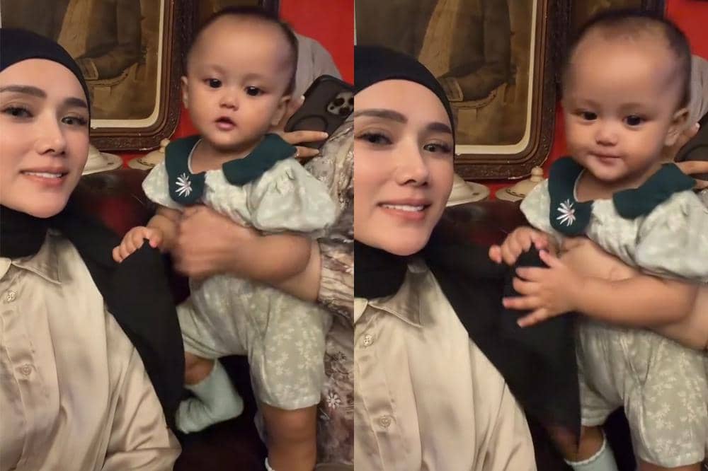 Momen Amina Anak Angkat Mulan Jameela Belajar Tepuk Tangan, Gemas!