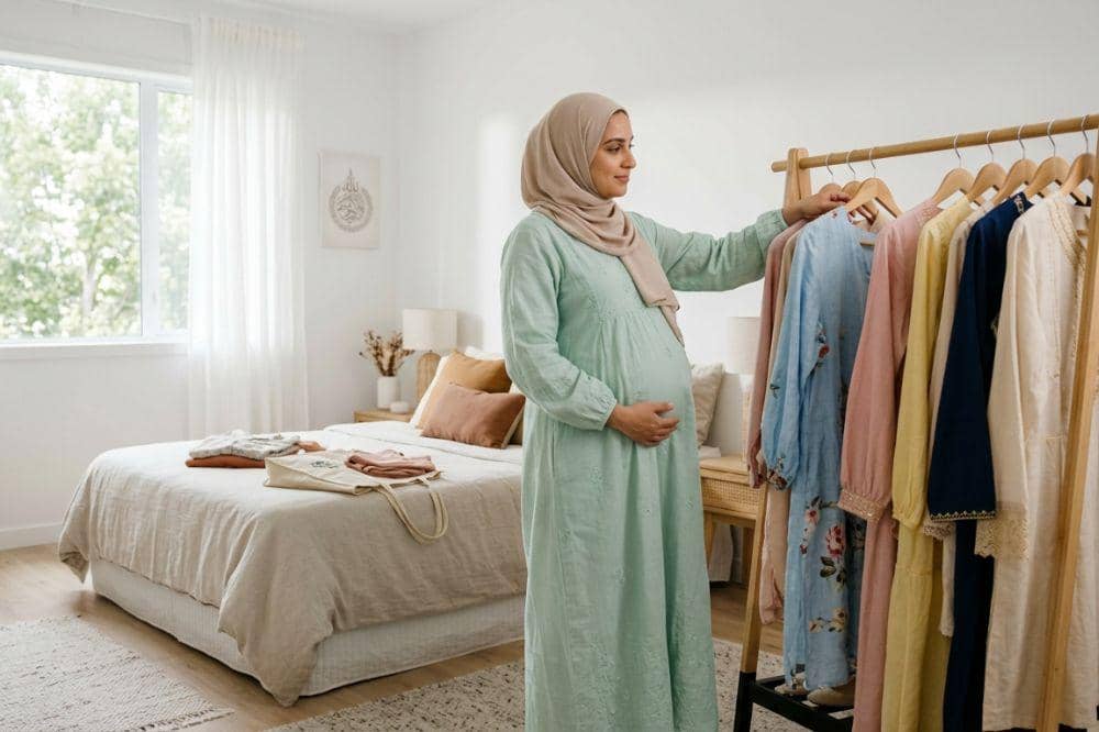 5 Tips Memilih Baju Lebaran saat Hamil Tua, Jangan Asal Pilih Bahan!