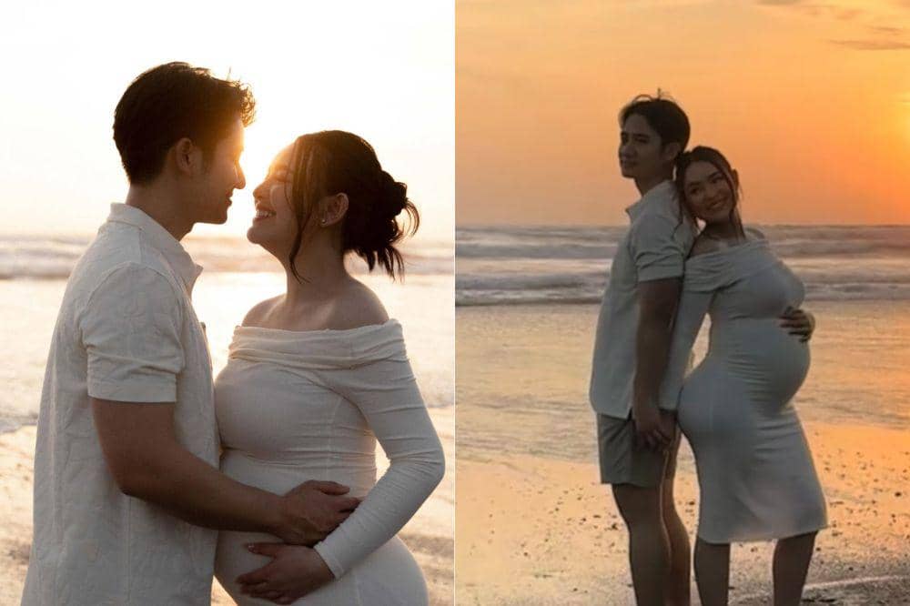 7 Foto Maternity Amanda Manopo dengan Kenny Austin di Pantai 
