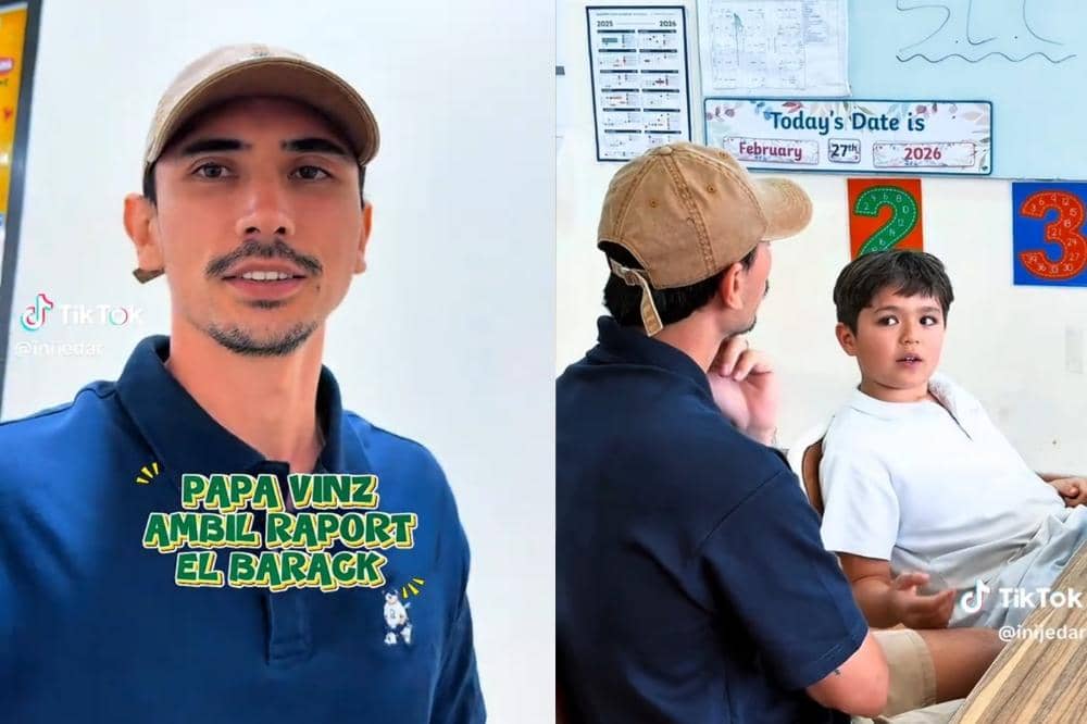 Lucu! El Barack Dapat Nilai B Karena Lupa Kirim PR