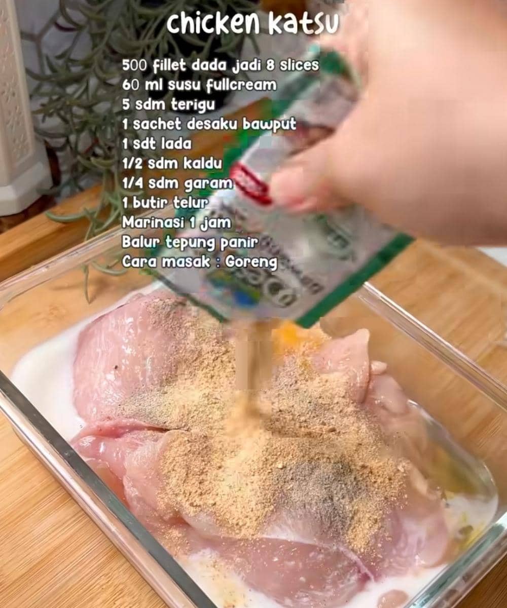 Resep marinasi chicken katsu