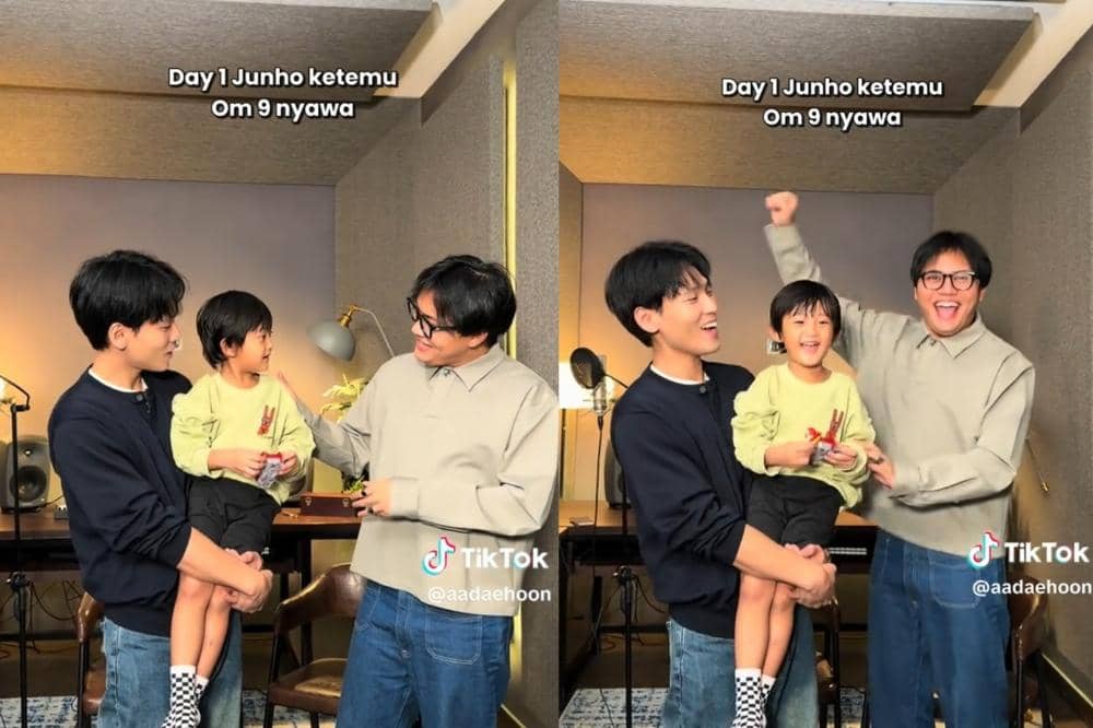 Junho Nyanyi Bareng Rizky Febian, Daehoon Senyum Manis