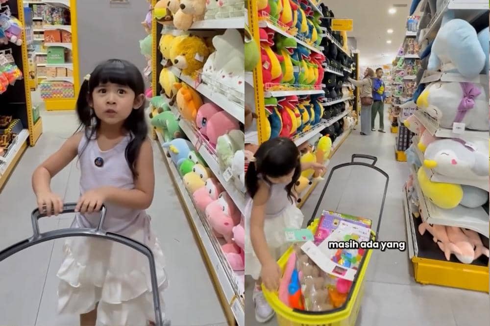 Moana belanja mainan