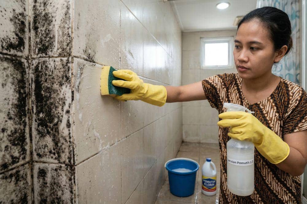 7 Cara Membersihkan Tembok Berjamur 2