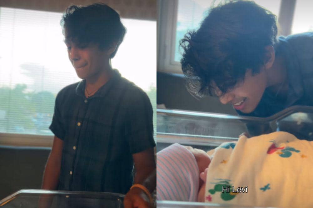 mama bagikan anak remaja punya adik laki-laki