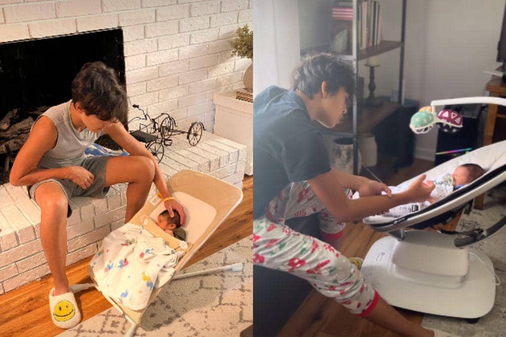 mama bagikan anak remaja punya adik laki-laki