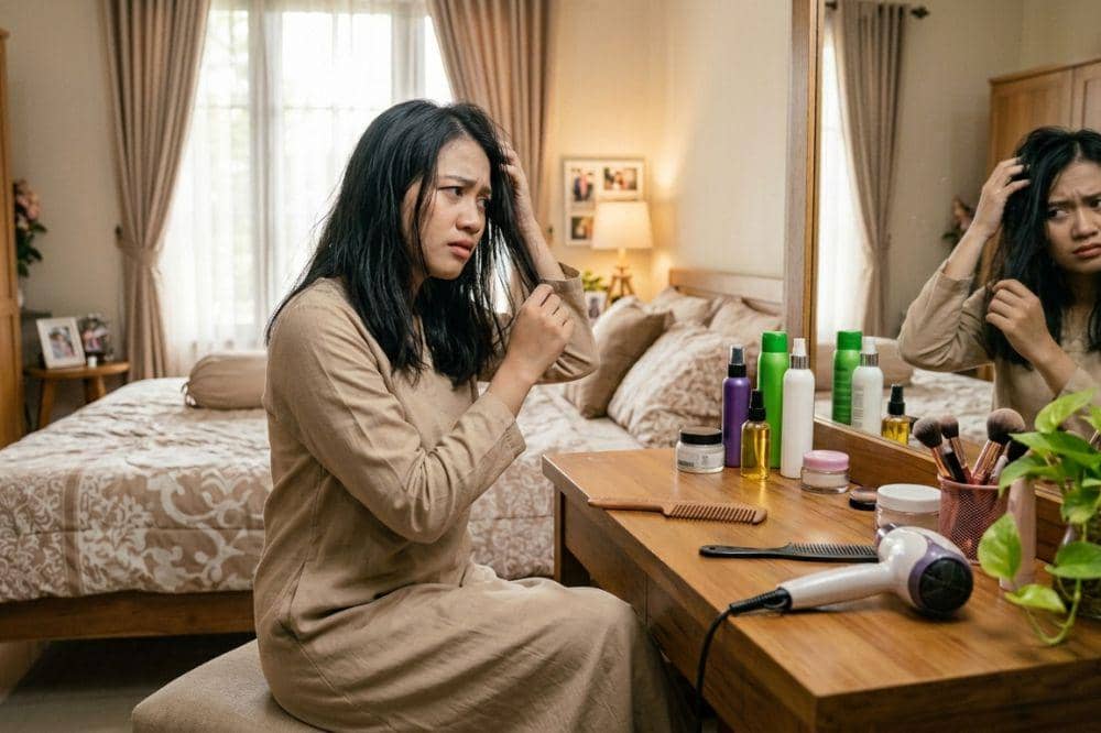 Tips Rambut Anti Lepek saat Lebaran