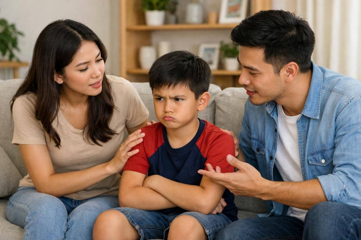 anak sedang marah ke orangtua