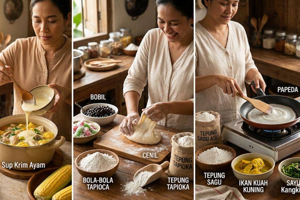 5 Perbedaan Tepung Maizena, Sagu, dan Tapioka yang Sering Tertukar