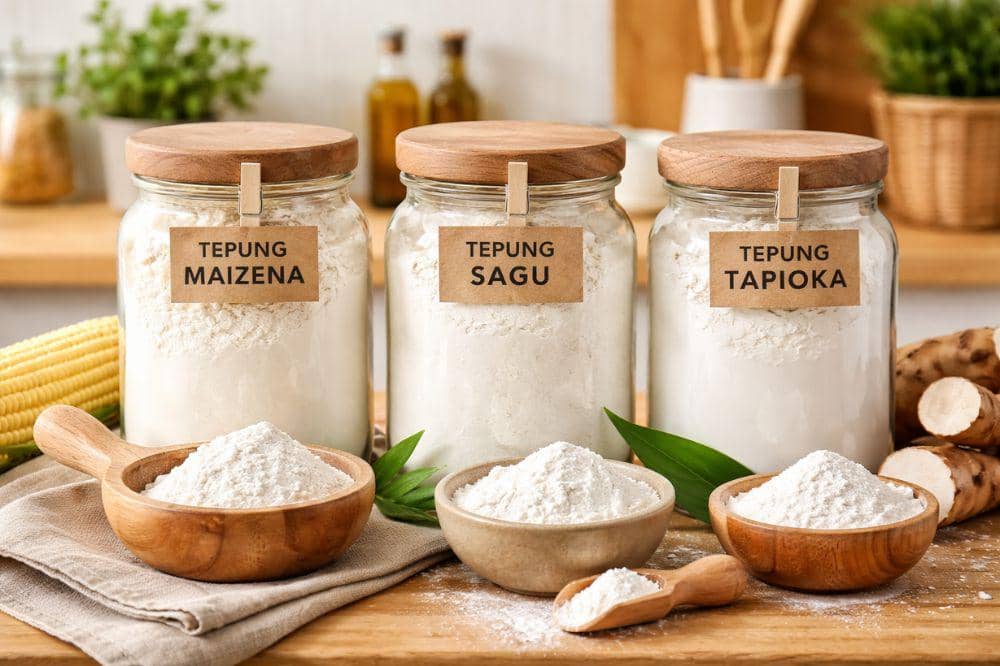 5 Perbedaan Tepung Maizena, Sagu, dan Tapioka yang Sering Tertukar