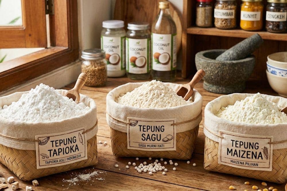5 Perbedaan Tepung Maizena, Sagu, dan Tapioka yang Sering Tertukar