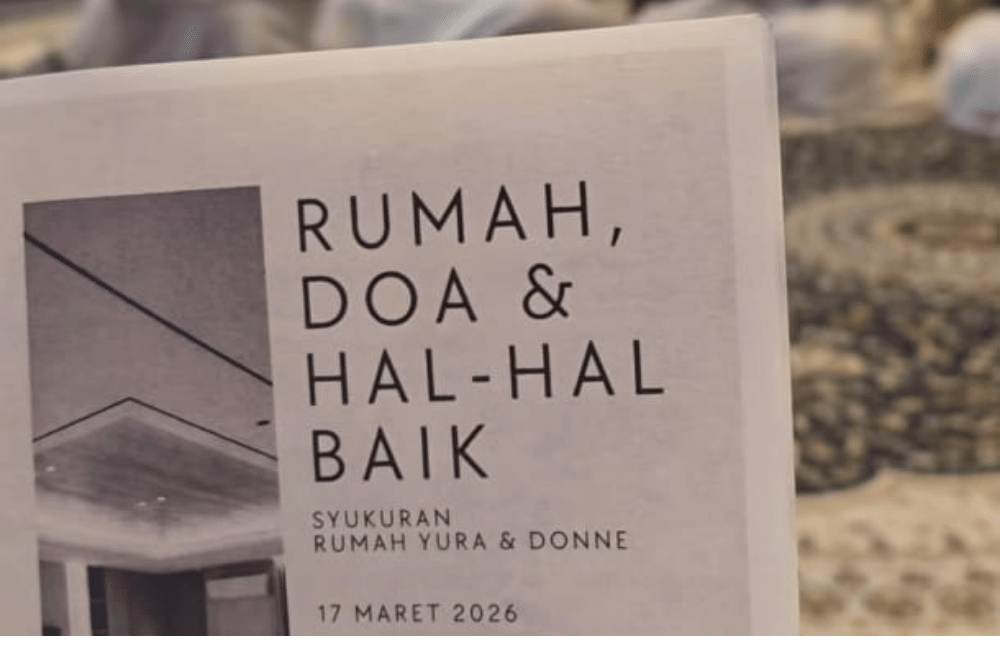 Syukuran rumah Yura 2 