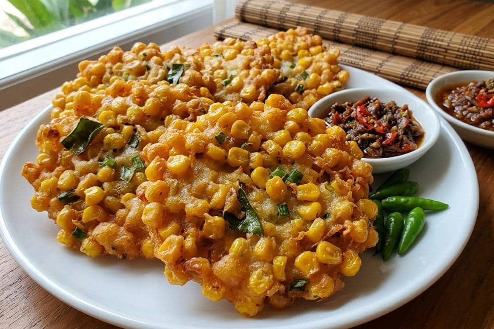 Resep Bakwan Jagung Manado, Hasilnya Kriuk!