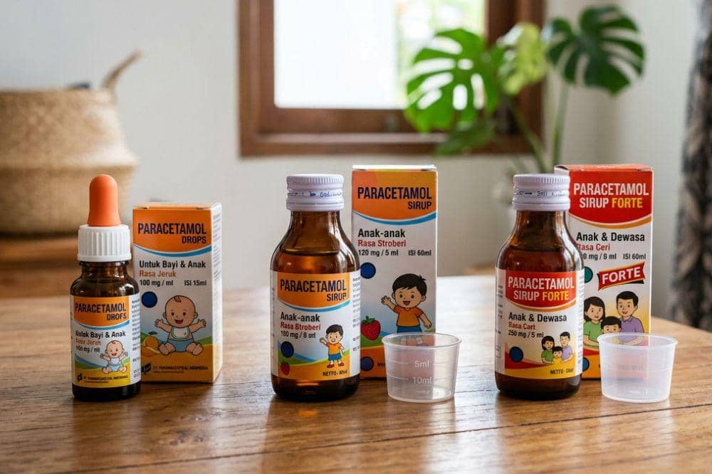 Perbedaan Sediaan Paracetamol untuk Anak yang Perlu Diketahui Orangtua