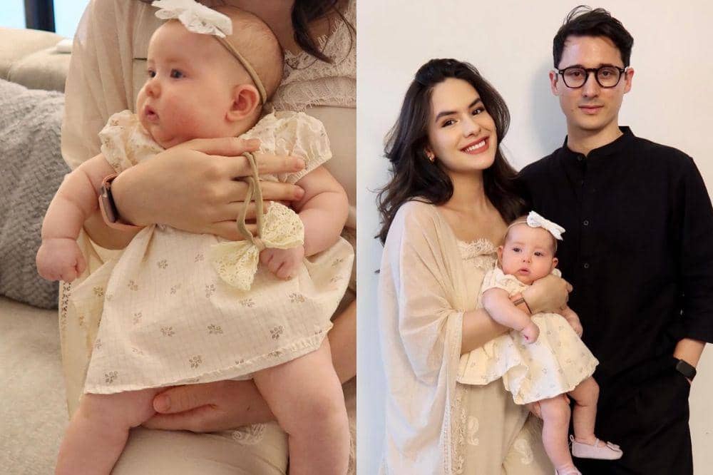 7 Foto Kaia Lana Anak Steffi Zamora dan Nino Fernandez saat Lebaran