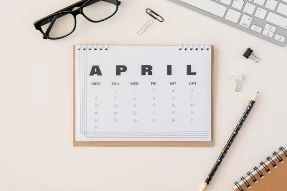 Kalendar April