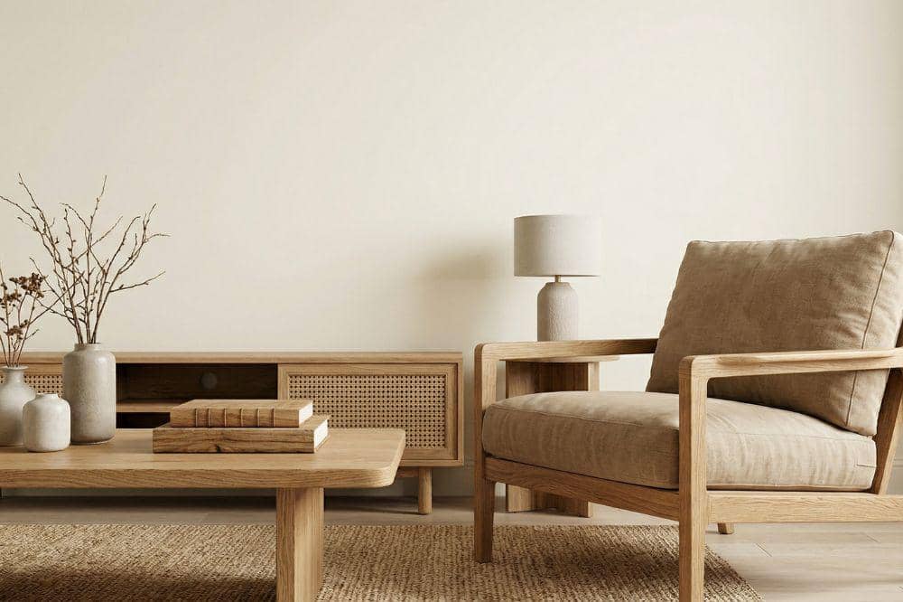 10 Ide Cat Tembok Warna Putih Gading untuk Ruang Tamu 1