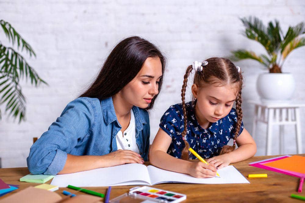 mendampingi anak belajar