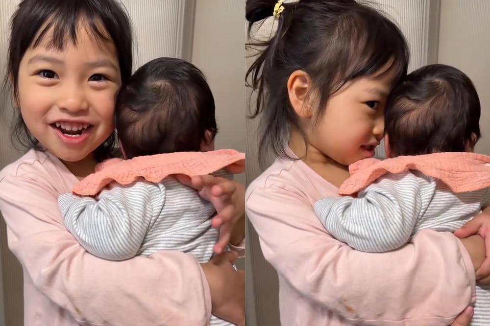 Momen Ritsuki Menggendong dan Bernyanyi untuk Adiknya, Bikin Gemas!