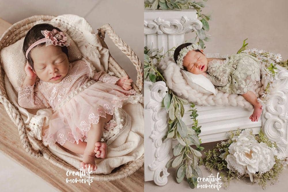 7 Newborn Photoshoot Cley, Anak Ketiga Chacha Thakya dan Ricky Perdana