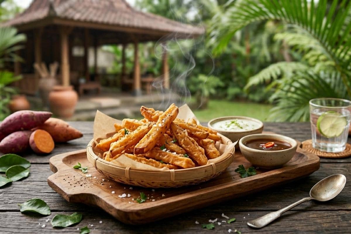 olahan makanan ubi goreng