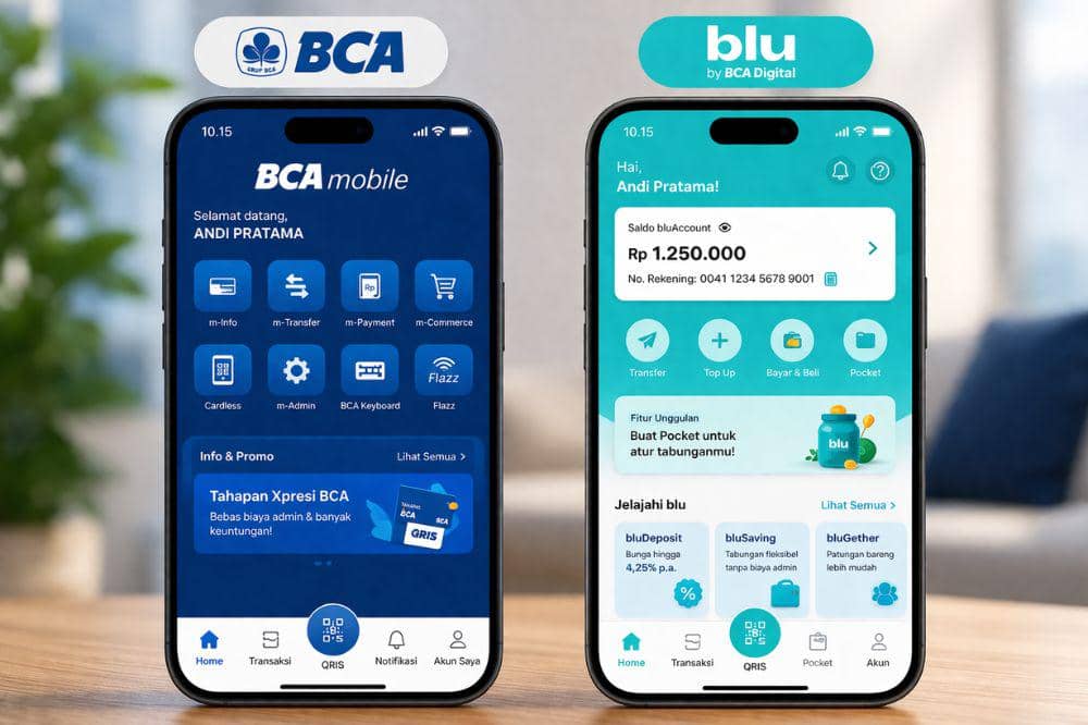 6 Perbedaan BCA dan blu by BCA Digital yang Sering Salah Diartikan