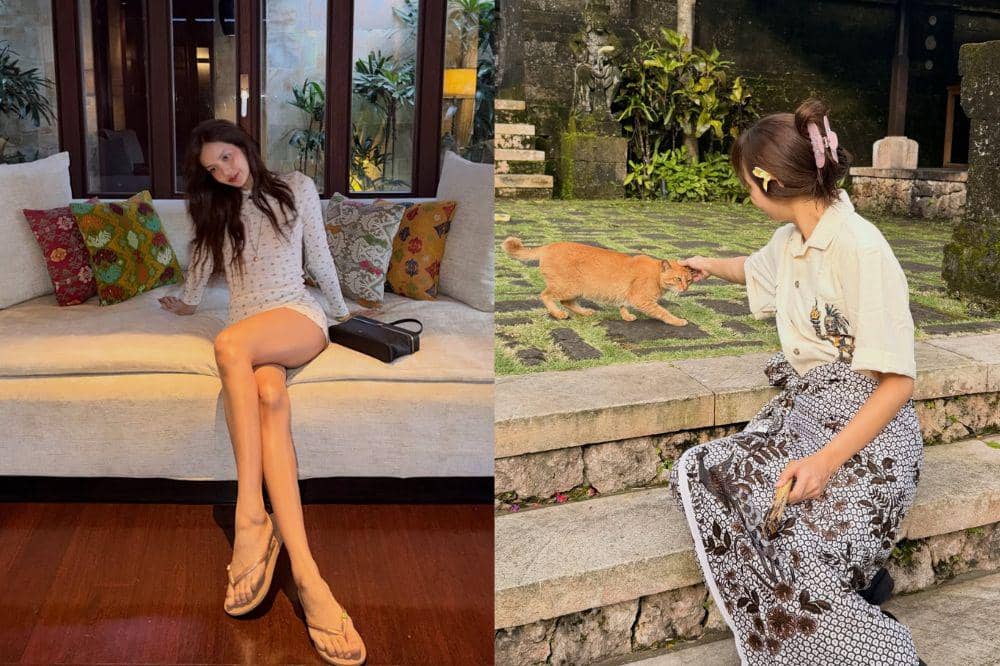 Intip Gaya Lisa BLACKPINK Liburan di Bali, Pakai Jarik Batik