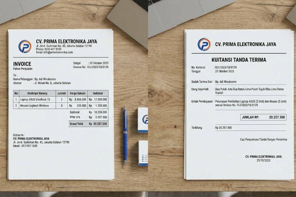 4 Perbedaan Invoice dan Kuitansi, Jangan Sampai Salah!