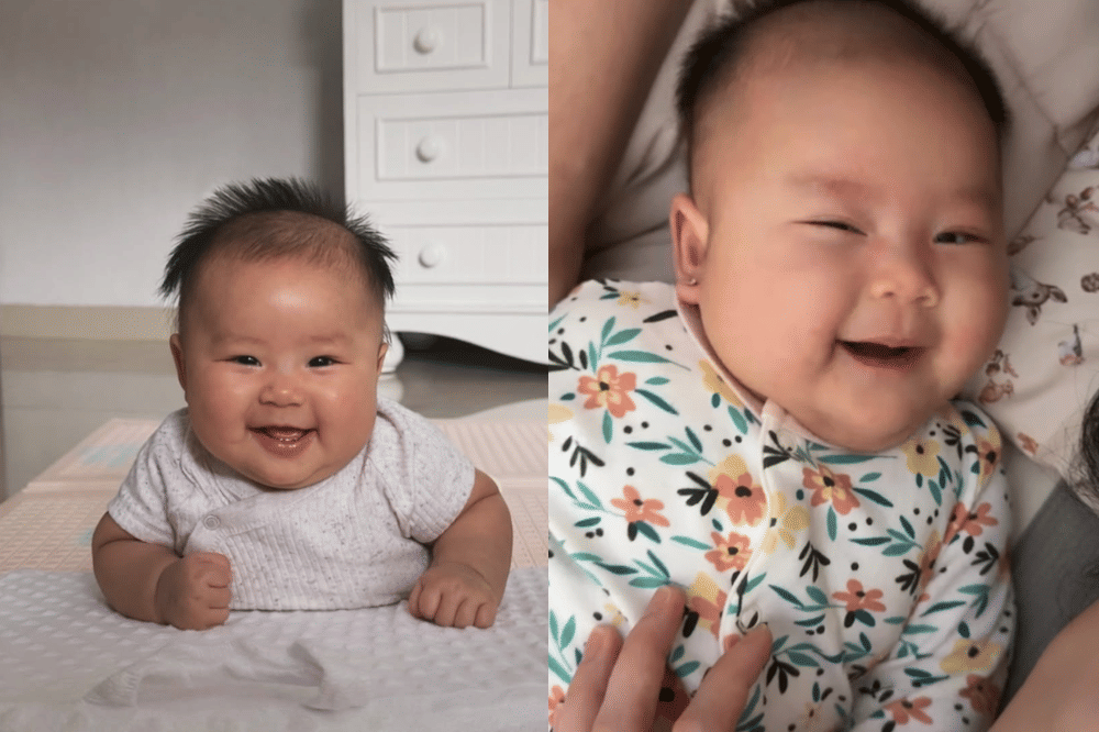 7 Foto Cheriel Anak Calvin Jeremy dalam Berbagai Ekspresi