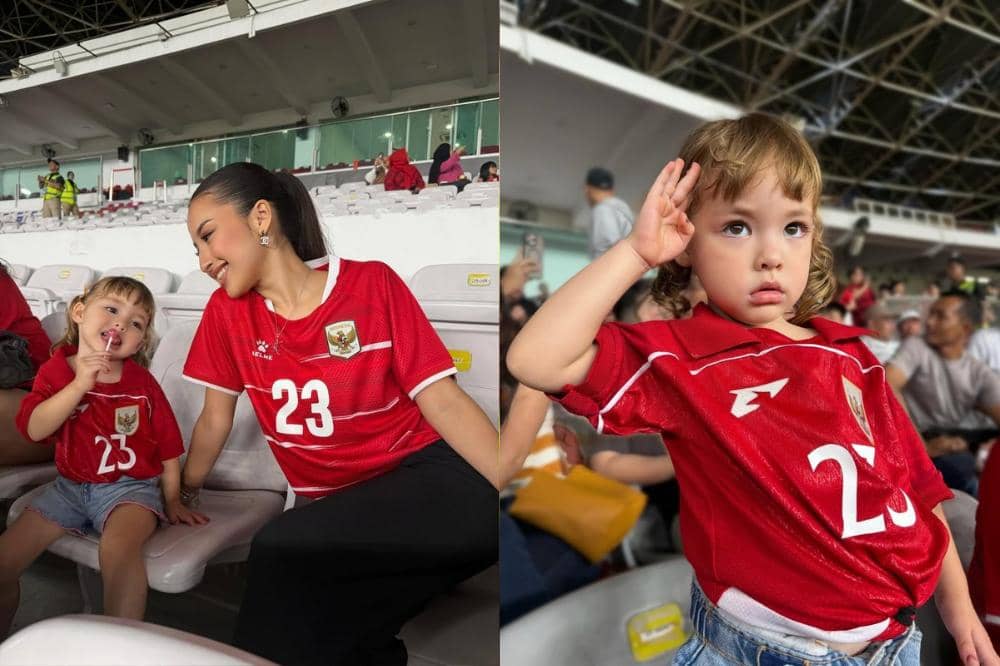 Kamari dan Jennifer support Jusa di liga Timnas Indonesia