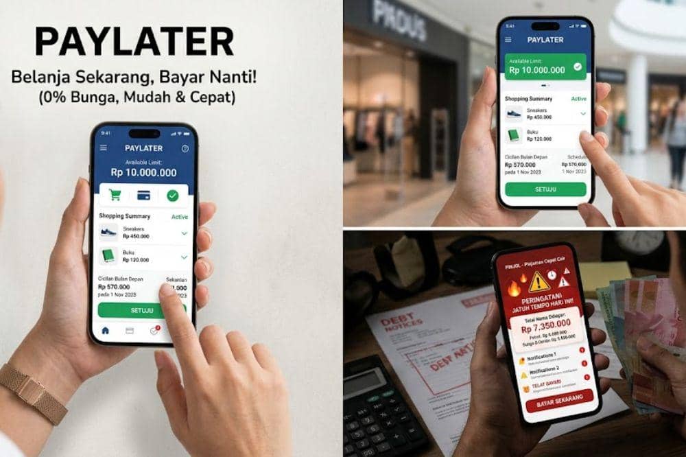 4 Perbedaan Paylater dan Pinjol, Skema Mirip tapi Risiko Beda