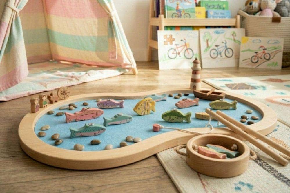 Mainan ikan pancing magnet