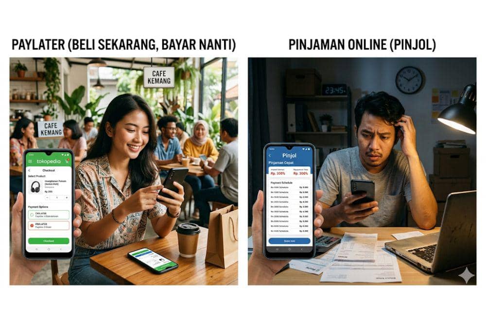 4 Perbedaan Paylater dan Pinjol, Skema Mirip tapi Risiko Beda