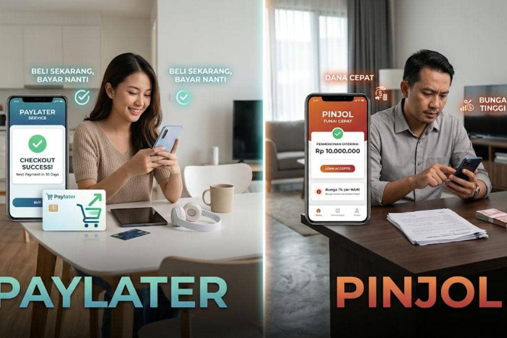 4 Perbedaan Paylater dan Pinjol, Skema Mirip tapi Risiko Beda