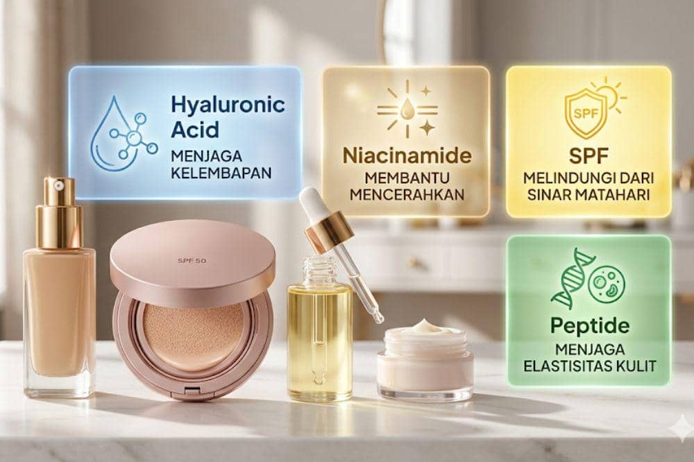  Hybrid Makeup–Skincare Jadi Tren 2026