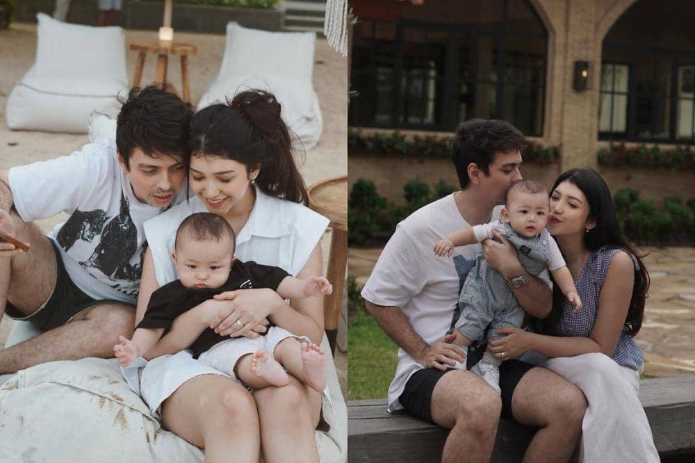 7 Foto Dewi Paramita dan Suami Kompak Mengasuh Gara