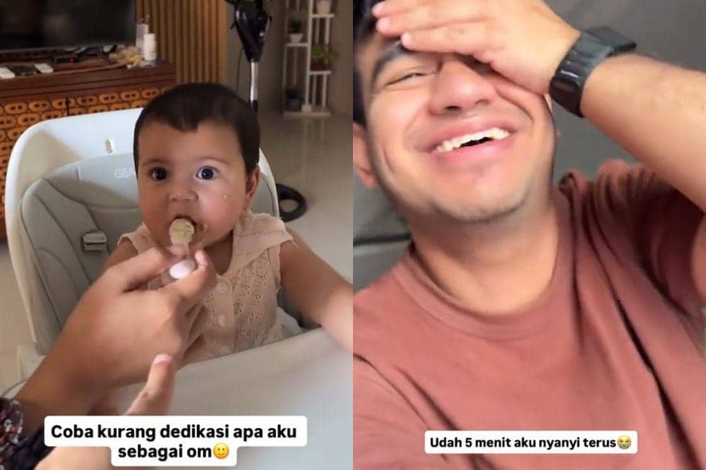 Lucunya Aisha Anak Miskah Shafa Harus Dengar Fadil Jaidi saat Makan