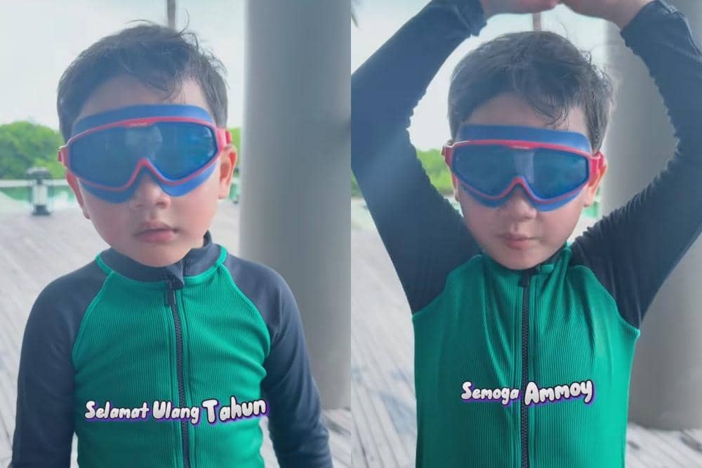 Ucapan ulang tahun Lily anak Raffi Ahmad dan Nagita Slavina yangke-2 dari Rayyanza