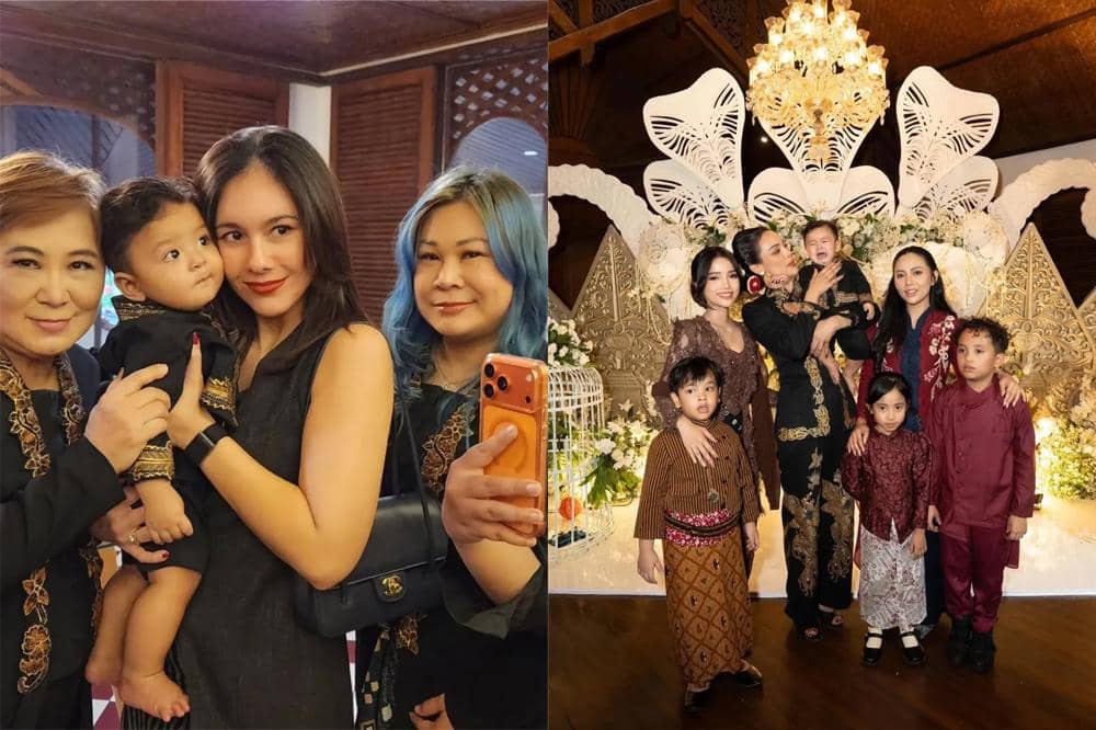 Deretan Seleb yang Hadir di Tedak Siten Andrew Anak Erika Carlina